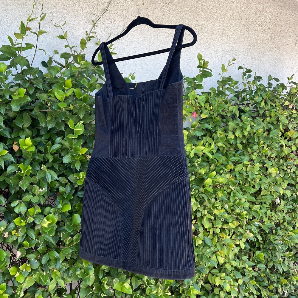 Giovanni Bedin Dress Structured Black Mini Size 40 US 4 6 Small NWT 2300 MSRP - Picture 7 of 9